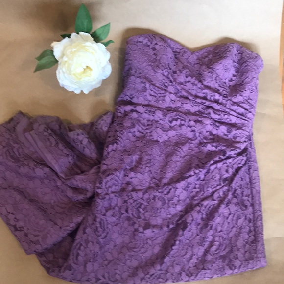 Purple lace formal Dress - Picture 2 of 5